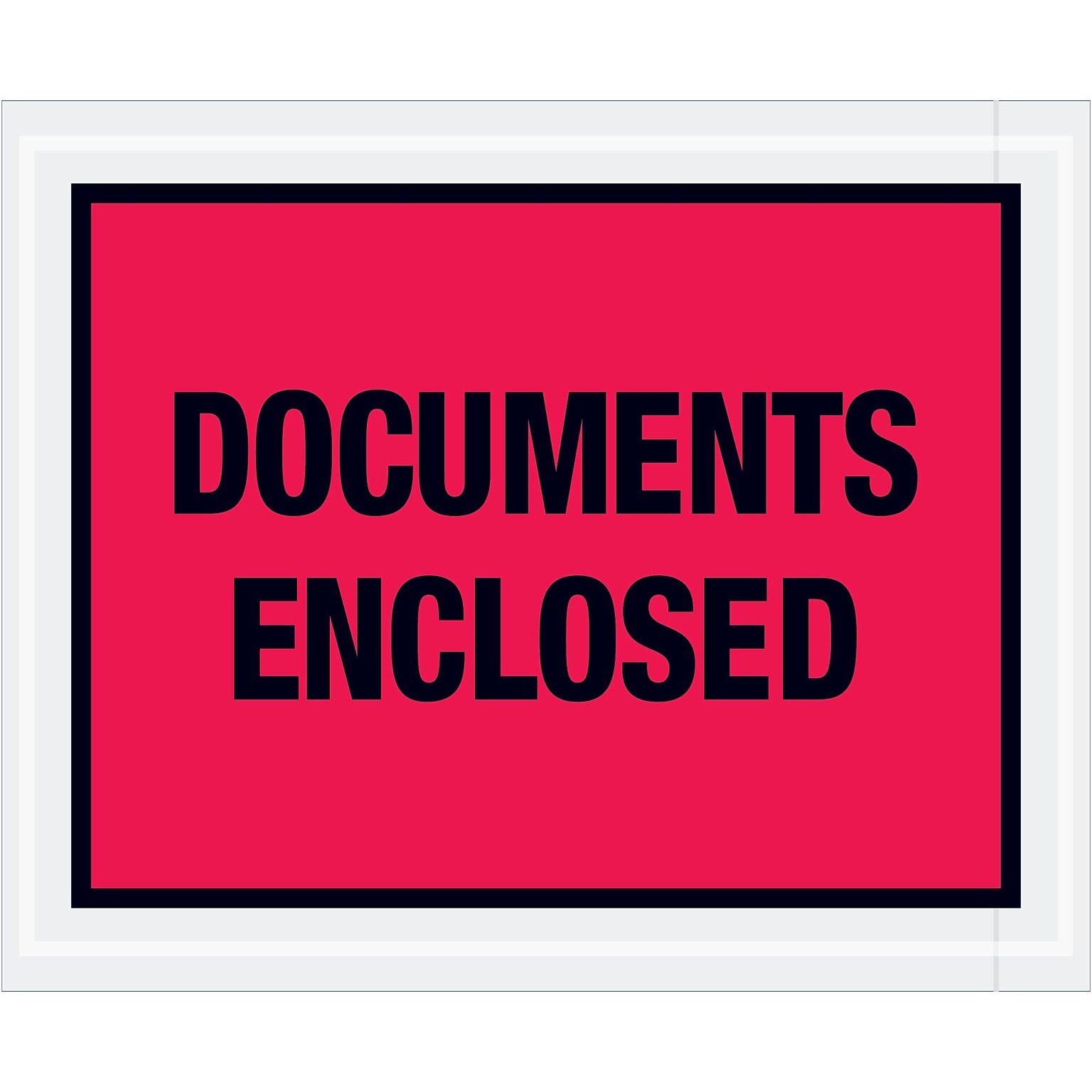 Tape Logic® Documents Enclosed Envelopes, 4 1/2 x 5 1/2, Red, 1000/Case (PL438)