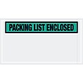 Tape Logic® Packing List Enclosed Envelopes, 5 1/2 x 10, Green, 1000/Case (PL432)