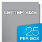 Oxford ShowFolio 2-Pocket Laminated Folders, Gray, 25/Box (OXF 51705)