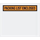 Tape Logic® Packing List Enclosed Envelopes, 10 x 12, Orange, 500/Case (PL434)