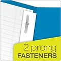 Oxford Twin Fastener Folders, Assorted Colors, 25/Box (OXF 57713)