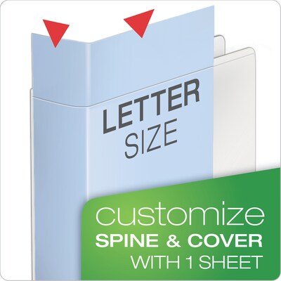 Cardinal XtraLife Speedy 3 3-Ring View Binders, D-Ring, White (59130CB)