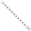 Tyvek® Wristbands, 3/4 x 10, Purple Stars, 500/Case (WR104PL)