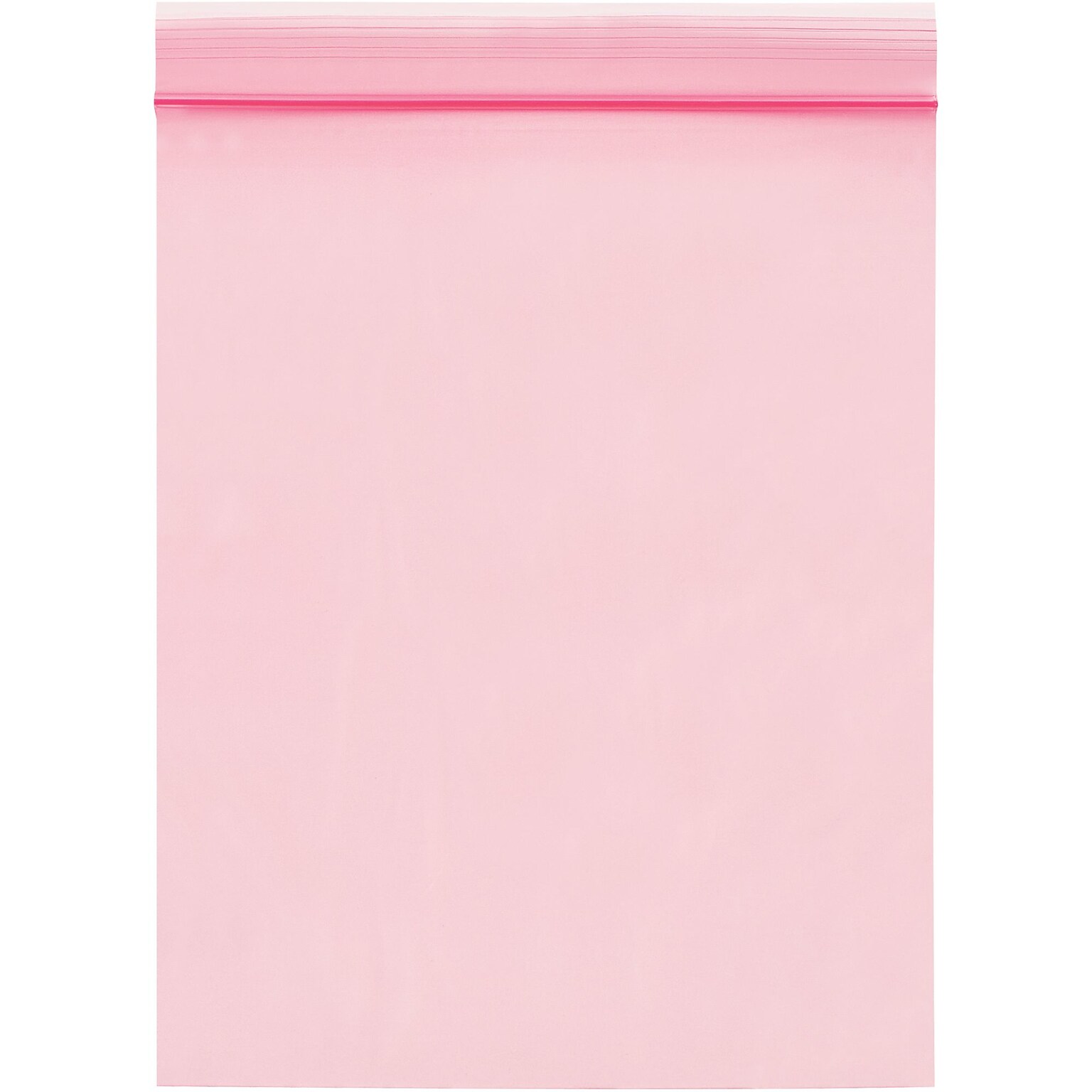 3 x 5 Reclosable Poly Bags, 2 Mil, Pink, 1000/Carton (PBAS705)