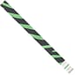 Tyvek® Wristbands, 3/4" x 10", Green Zebra Stripe, 500/Case (WR108GN)