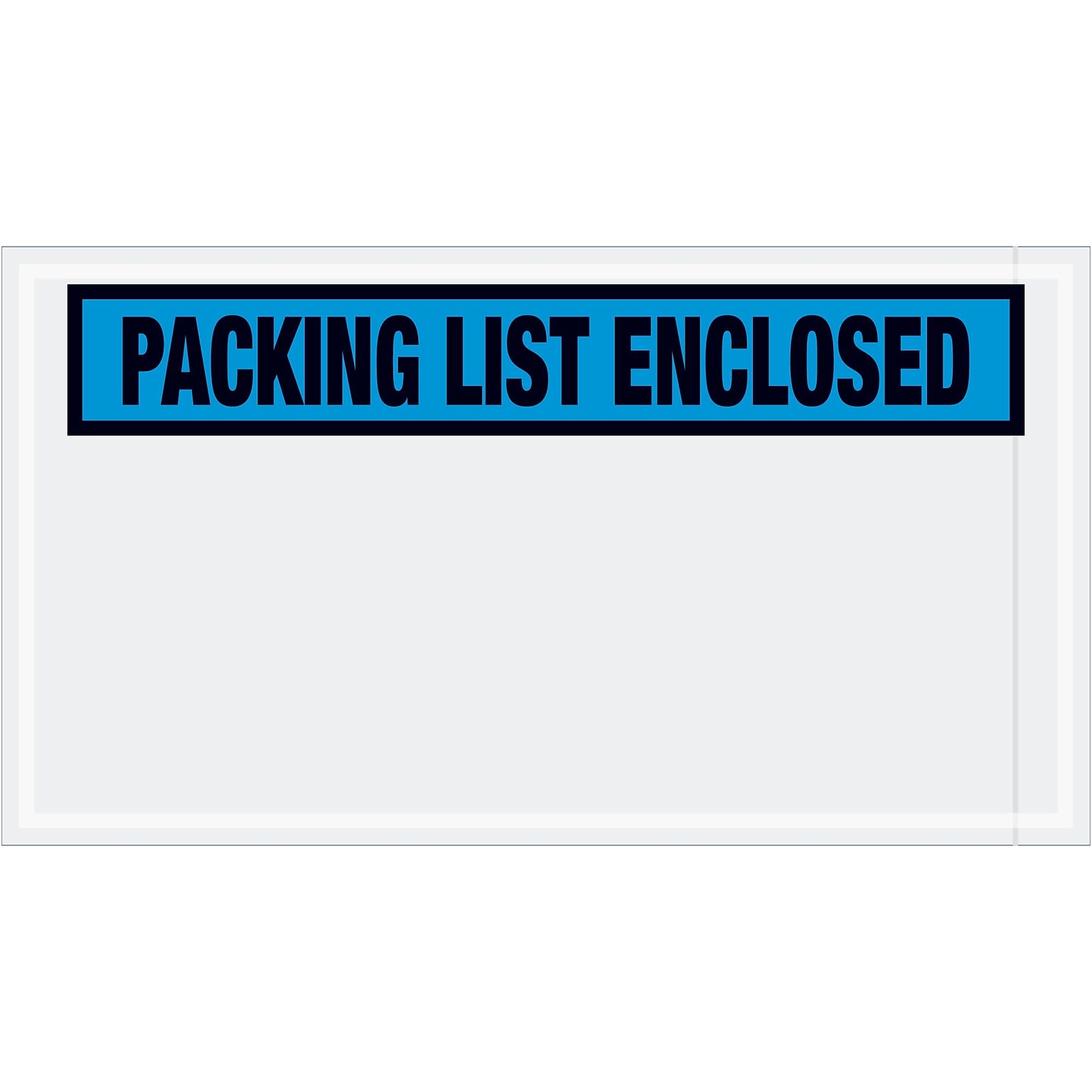 Tape Logic® Packing List Enclosed Envelopes, 5 1/2 x 10, Blue, 1000/Case (PL431)