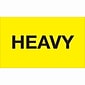 Tape Logic Labels, " Heavy", 3" x 5", Fluorescent Yellow, 500/Roll (DL3391)