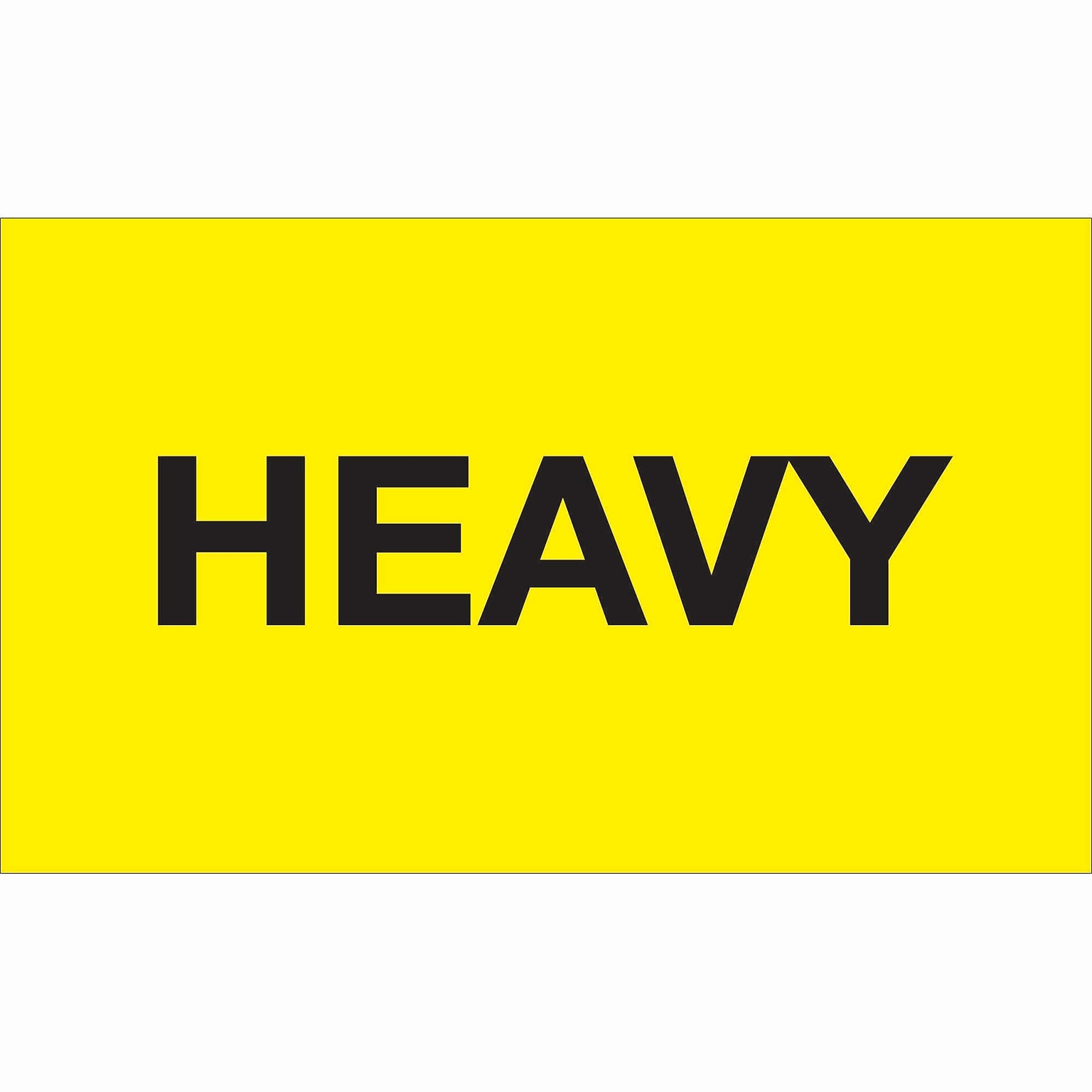 Tape Logic Labels,  Heavy, 3 x 5, Fluorescent Yellow, 500/Roll (DL3391)