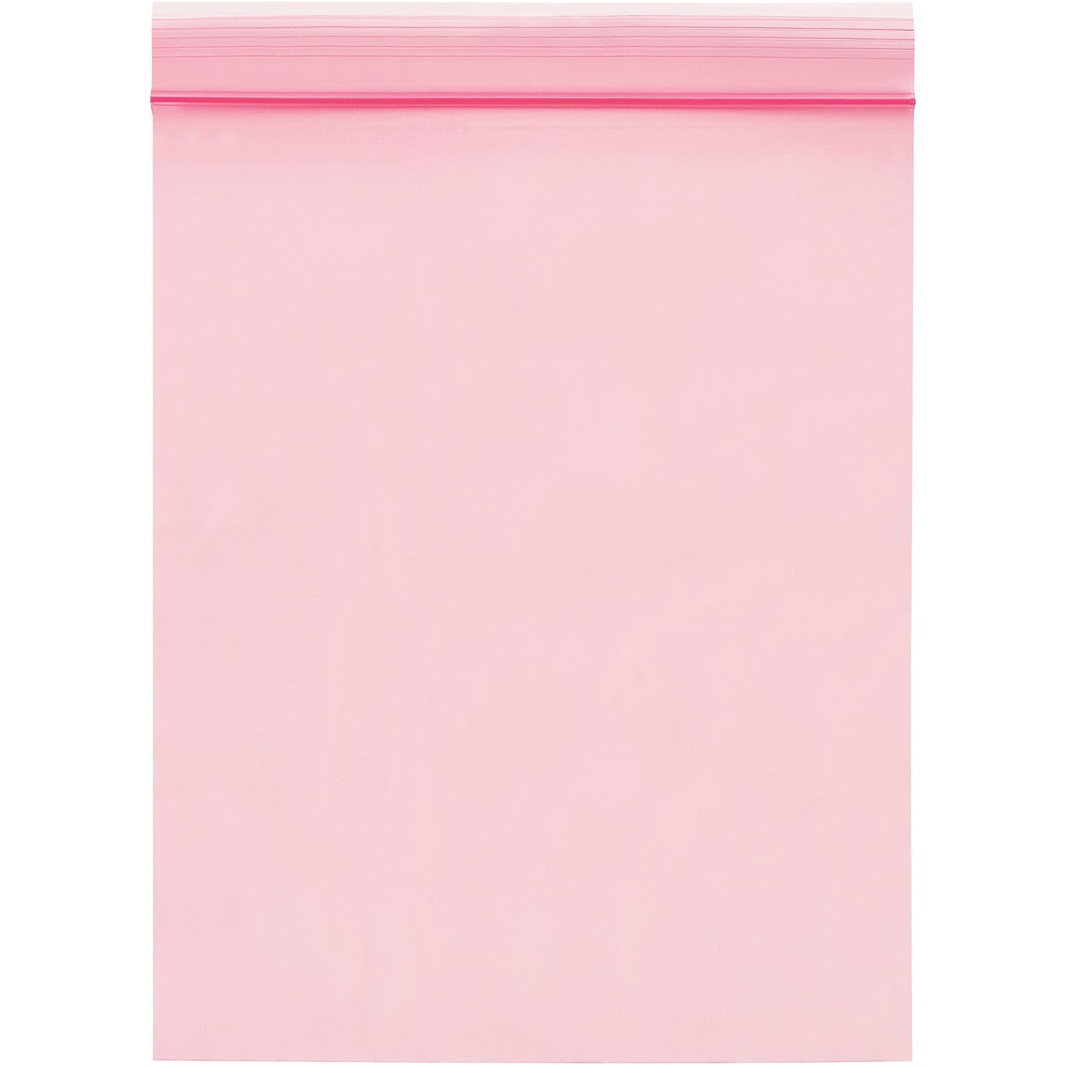 4 x 6 Reclosable Poly Bags, 2 Mil, Pink, 1000/Carton (PBAS710)