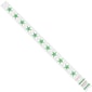 Tyvek® Wristbands, 3/4" x 10", Green Stars, 500/Case (WR104GN)