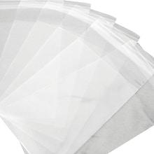 5.25 x 8 Reclosable Poly Bags, 1.5 Mil, Clear, 1000/Carton (PBR114)