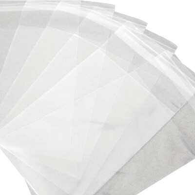 6.5 x 9.5 Reclosable Poly Bags, 1.5 Mil, Clear, 1000/Carton (PBR122)