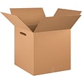 Double Wall Boxes with Hand Holes, 24 x 24 x 24, Kraft, 10/Bundle (HD242424DWHH)