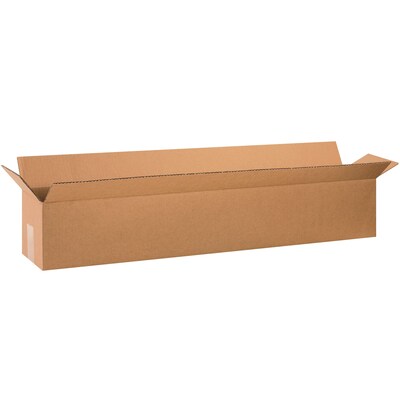 Corrugated Boxes, 40 x 6 x 6, Kraft, 25/Bundle (4066)