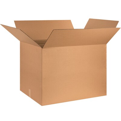 Corrugated Boxes, 30 x 26 x 24, Kraft, 10/Bundle (302624)