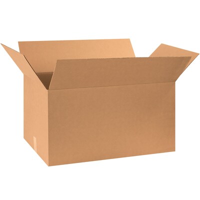 Corrugated Boxes, 30 x 18 x 16, Kraft, 15/Bundle (301816)