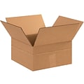 Multi-Depth Corrugated Boxes, 12 x 12 x 8, Kraft, 25/Bundle (MD12128)