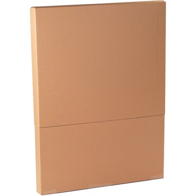 Double Wall Telescoping Outer Boxes, 24 3/4 x 8 3/4 x 57, Kraft, 5/Bundle