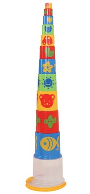 Gowi Toys 32" stacking tower, 12 pc. (453-11)