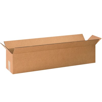 Box Partners Corrugated Boxes, 60L x 12W x 12H, Kraft, Pack of 10 (601212)