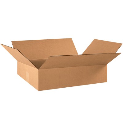 Corrugated Boxes, 21 3/8 x 15 5/8 x 6 3/8, Kraft, 25/Bundle (21156)