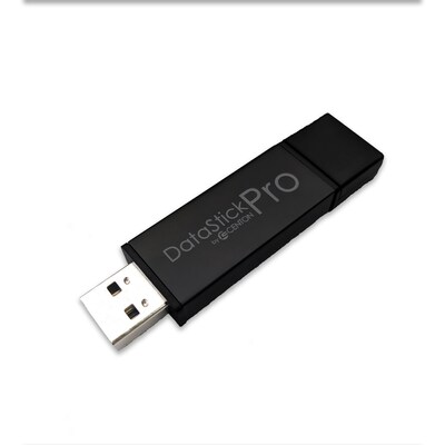 Centon DataStick Pro 64GB USB 3.2 Type A Flash Drive, Black (S1U3P664G)