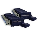 Centon DataStick Sport 64GB USB 3.0 Flash Drive, Blue, 10/Pack (S1-U3W2-64G-10B)