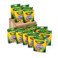 Crayola Ultra-Clean Washable Large Crayons, 12 Packs of 16/Pack (52-4600)