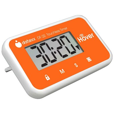 Datexx® Hover Touchless Digital Timer, Orange (DTXDF22OR)