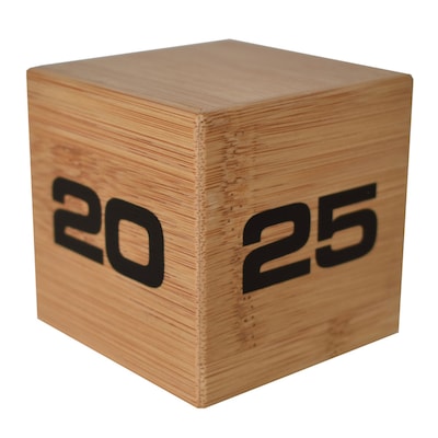 Datexx® Bamboo TimeCube® 5/10/20/25 Minute Digital Timer (DTXDFW225)
