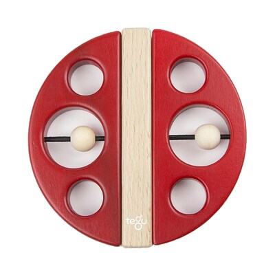 Tegu Baby and Toddler Swivel Bug, Lady Bug (TEGBGARED801T)