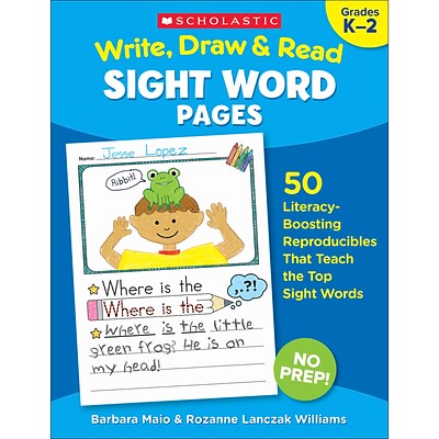 Scholastic® Write, Draw & Read Sight Word Pages (SC-830629)