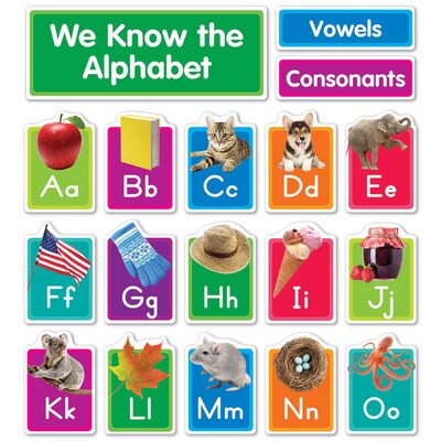 Scholastic® Our Photo Alphabet Bulletin Board Set, 29/Set (SC-834491)