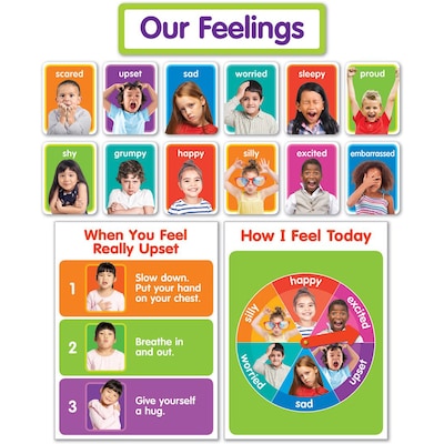 Scholastic® Our Feelings Bulletin Board Set, 15/Set (SC-834481)