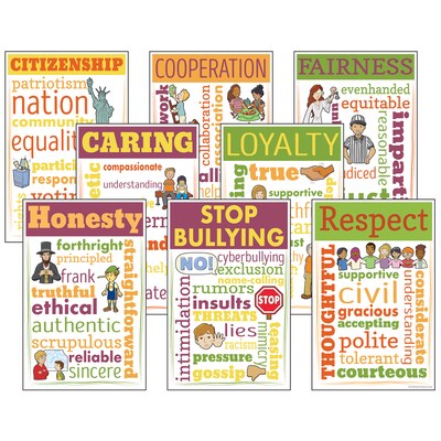 Teacher Created Resources® 11 x 17 Character Education Chatter Charts (MC-CC3110)