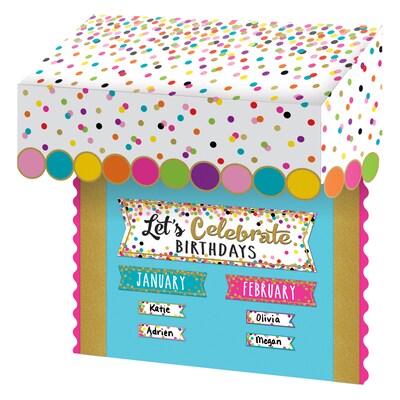 Teacher Created Resources® Confetti Classroom Awning, 24 W x 12.5 H x 8 D (TCR77882)