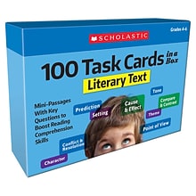 100 Task Cards in a Box: Literary Text for Grades 4-6 (SC-855266)