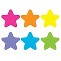 Teacher Created Resources Spot On Bright Stars Plastic Carpet Markers, Assorted Colors, Pack of 6 (TCR77002)