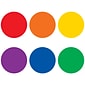Teacher Created Resources Spot On Colorful Circles Plastic Carpet Markers, Assorted Colors, Pack of 6 (TCR77001)