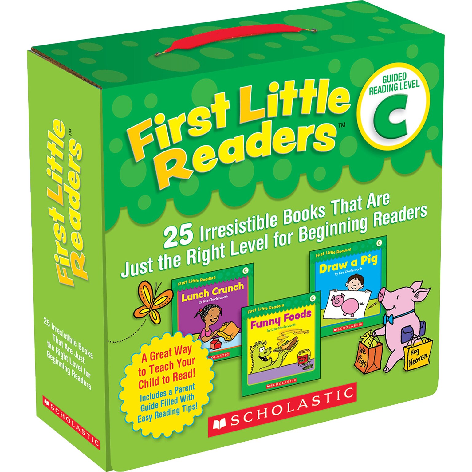 Scholastic First Little Readers Parent Pack, Level C, 25 Books/Set (078073231515)
