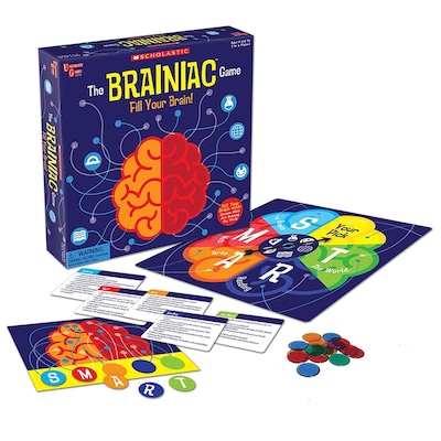 University Games Scholastic The Brainiac Game, Ages 6+ (UG-00702)