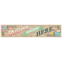 Teacher Created Resources® Rustic Bloom Dreams Grow Here Banner (TCR8594)