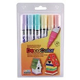Uchida DecoColor Paint Marker Board Set B, Assorted Colors, 6/Pack (UCH3006B)