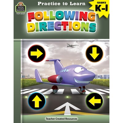 Practice to Learn: Following Directions for Grades K–1 (TCR8227)