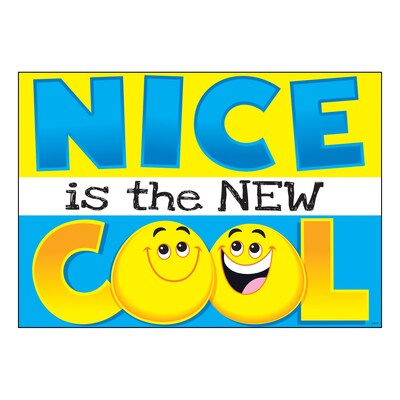 Trend® 13.375 x 19 NICE is the NEW COOL ARGUS® Poster (T-A67092)