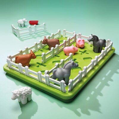 SmartGames Smart Farmer Puzzle Game, Grades K+ (SG-091)