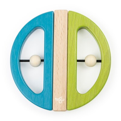 Tegu Baby and Toddler Swivel Bug, Green & Teal (TEGBGCTLG801T)