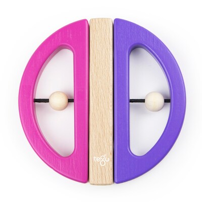 Tegu Baby and Toddler Swivel Bug, Pink & Purple (TEGBGCPRP801T)
