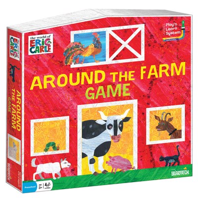 Briarpatch The World of Eric Carle Around the Farm Game, Ages 3+ (UG-01259)
