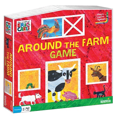 Briarpatch The World of Eric Carle Around the Farm Game, Ages 3+ (UG-01259)